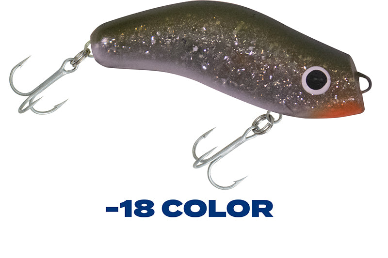 B & L Paul Brown's Paul Browns Crazy Croakr 2.75In 5/8Oz Grn/Slv/Wht