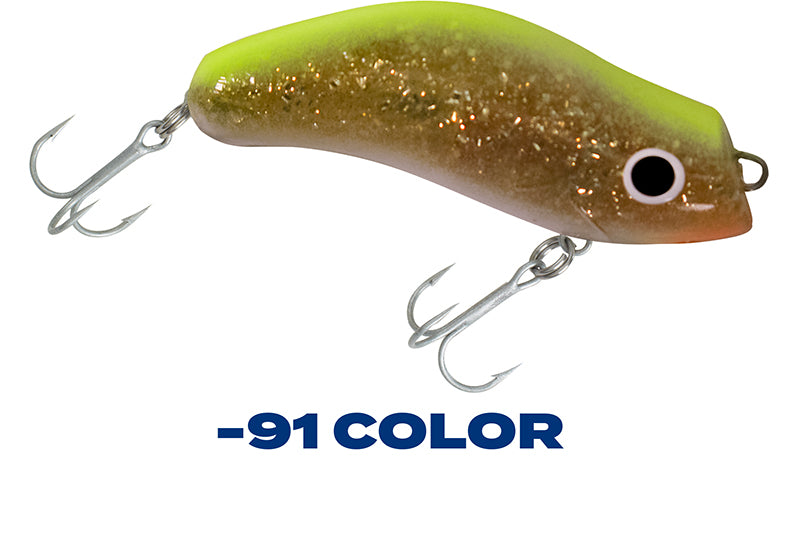 B & L Paul Brown's Paul Browns Crazy Croakr 2.75In 5/8Oz Cht/Slv/Wht