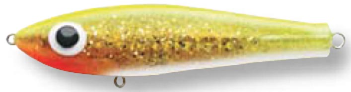 B & L Paul Brown's Paul Browns Corky 3.5In 7/8Oz Gold/Chart