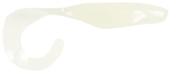 Bass Assassin Saltwater Curly Shad 4In 10Bg Glow