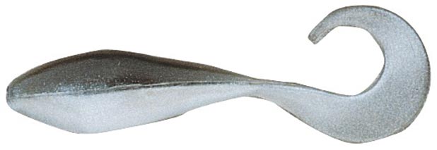 Bass Assassin Curly Shad 2In 10Pk Black Shad