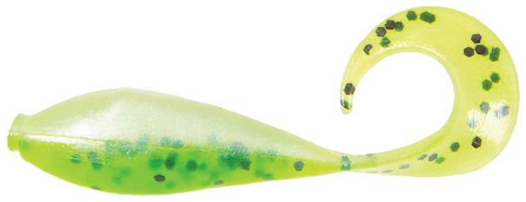 Bass Assassin Curly Shad 2In 10Pk Chart Pepp Shad