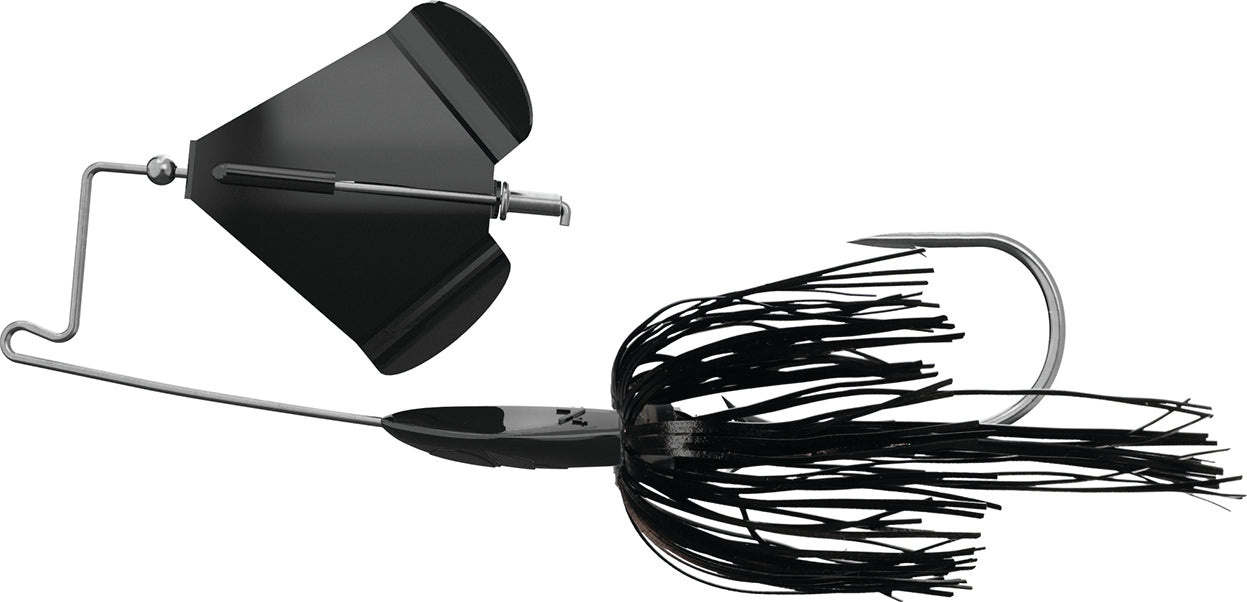 Buckeye Buzzerk Buzzbait 3/8Oz Blk W/Blk Blade