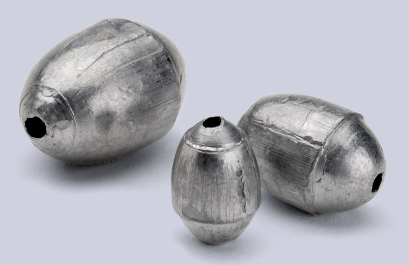 Bullet Weight Egg Sinker 1/4Oz 10Pk