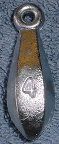 Bullet Weight Bulk Bank Sinker 5Lb 8Oz 10Bx