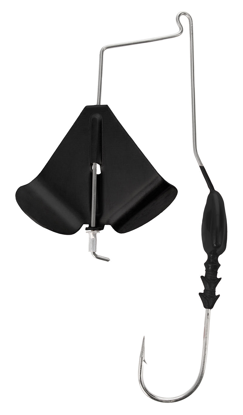 Buckeye G-Buzz Buzzbait 3/8Oz Blk W/Blk Blade