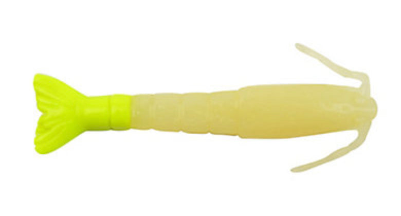 Berkley Gulp Sw Shrimp 4In 4Bg Glow/Chart