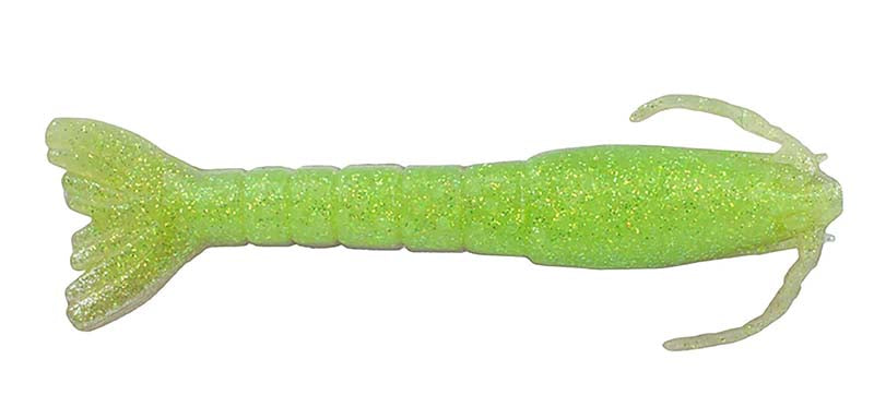 Berkley Gulp Sw Shrimp 4In 4Bg Key Lime Chrome