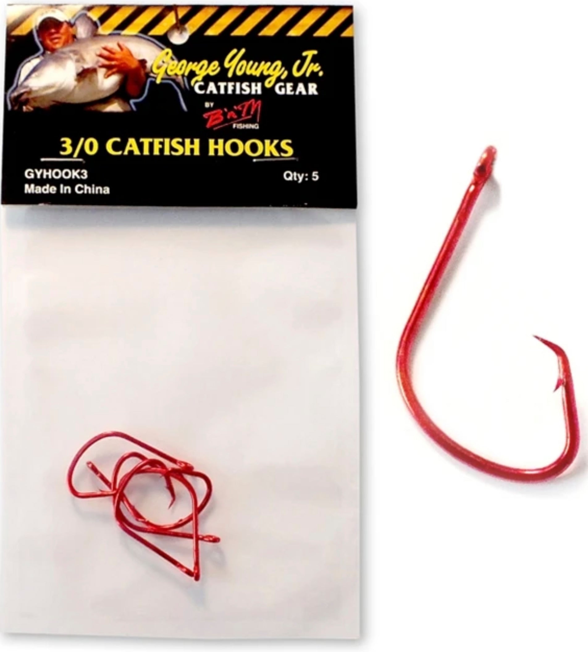 B&M Catfish Offset Hook Black Nickel 3/0 5Pk