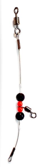 B&M Catfish Bumping Rig 3-Way Wire Swivel 3Pk