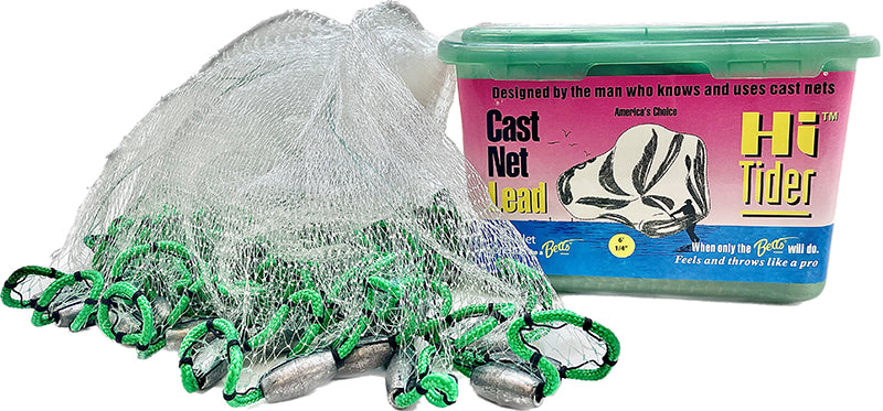 Betts Hi Tider Mono Cast Net 4Ft 1/4In Clear Mesh