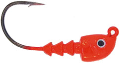 Bass Assassin Saltwater Jighead 1/4Oz 18Pk Red