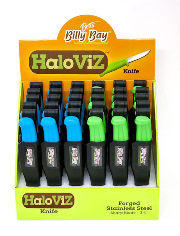 Betts Billy Bait Knife Display 30Ea 3.75In Ss Bait W/Sh