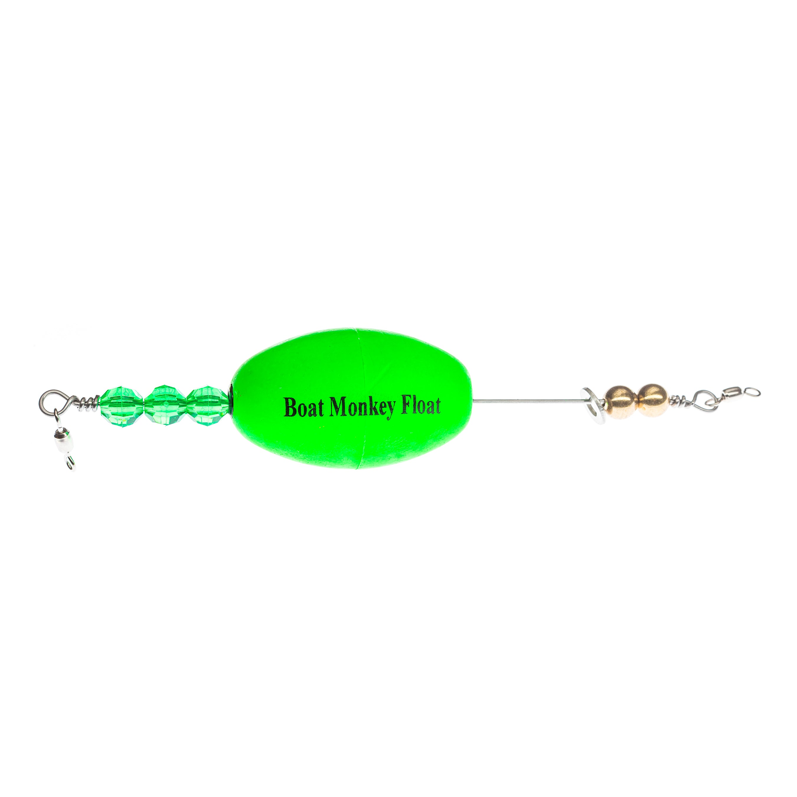Boat Monkey Oval Float Rig 2.5In Green