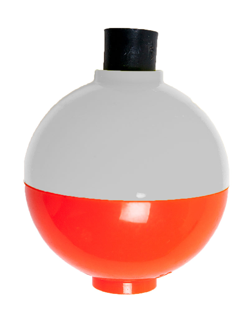 Betts Plastic Bobber Snap Flt 1.5In R/W 2Pk