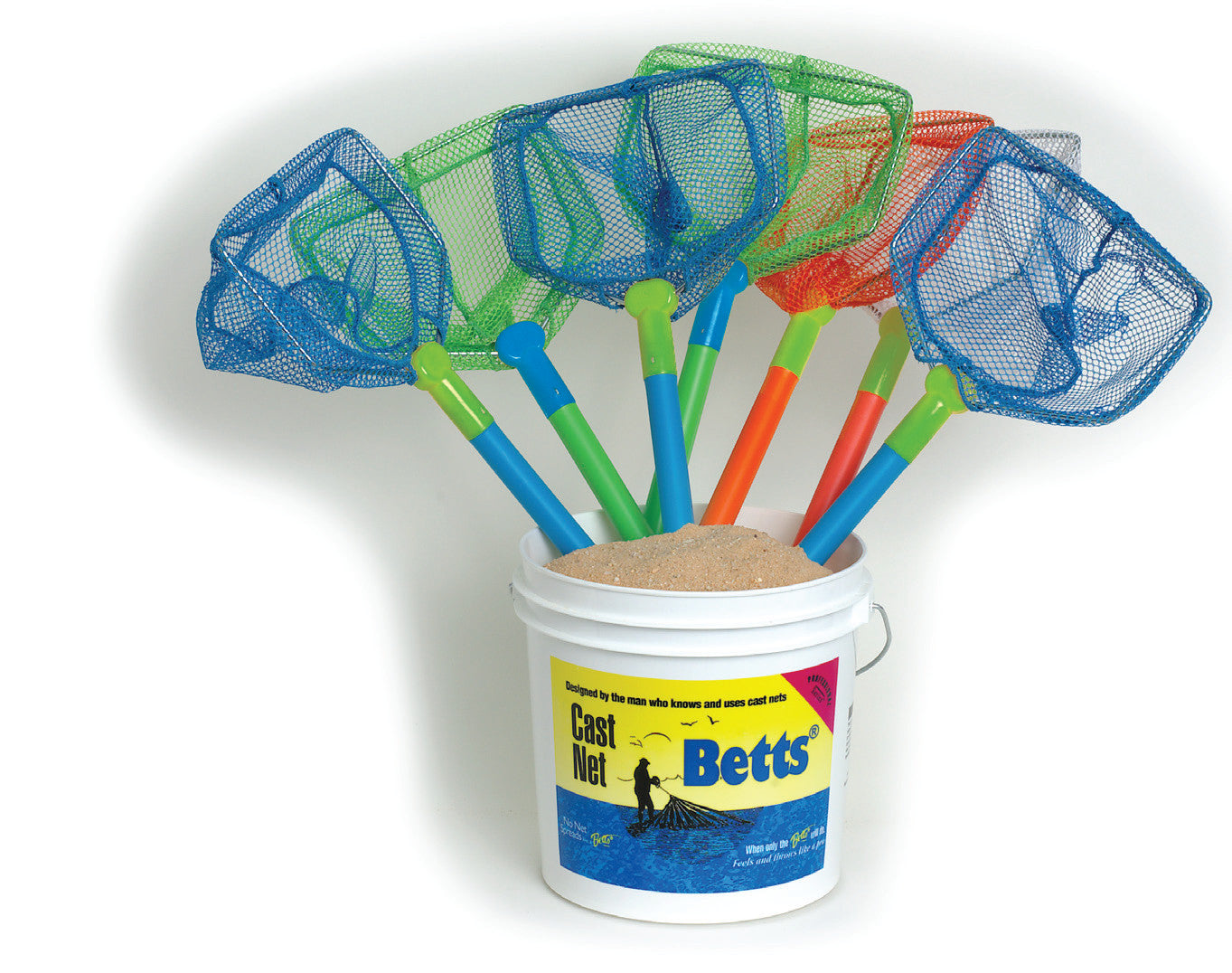 Betts Double Dipper Bait Net 16In Plastic Hndl Asst