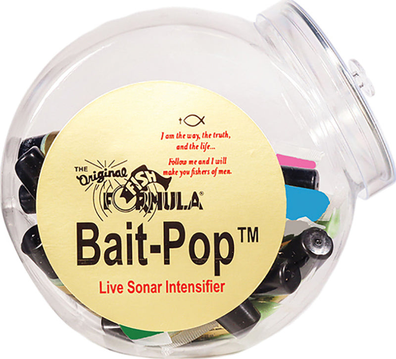 BAIT POP Live Sonar Inten Sparkle .5Oz Tube Mix 24Ea Displ
