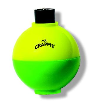 Betts Mr Crappie Snap-On Float 1.25In Rattl Round Yg 3P