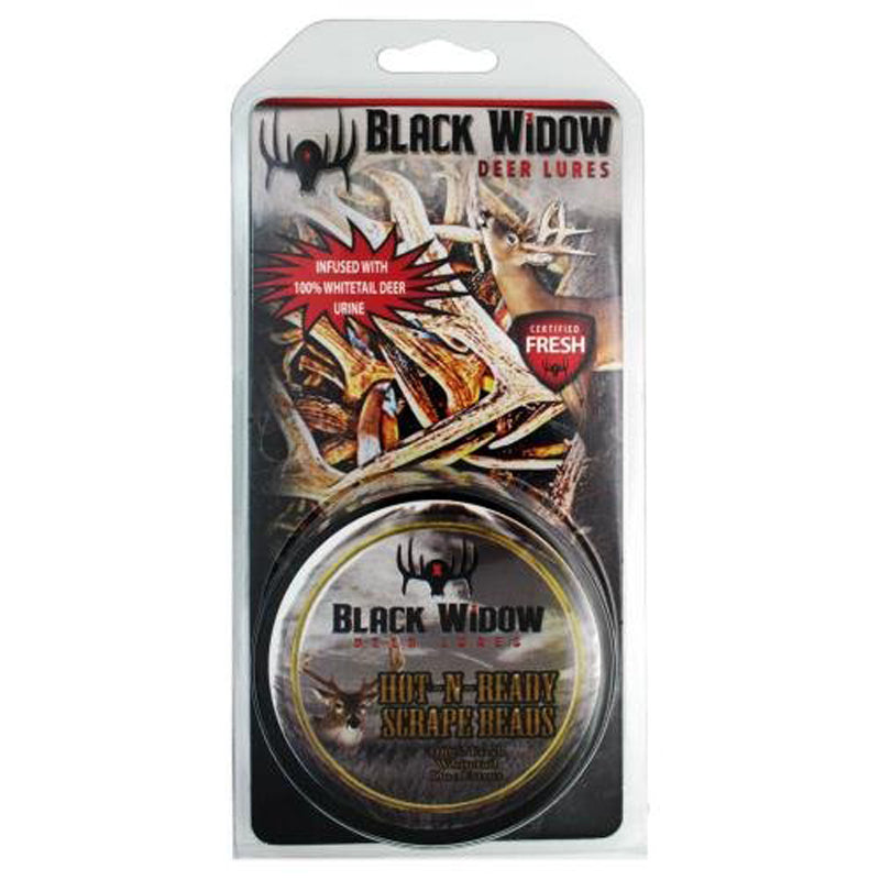 Black Widow Hot-N-Ready Scent Beads 2Oz Doe Estrous