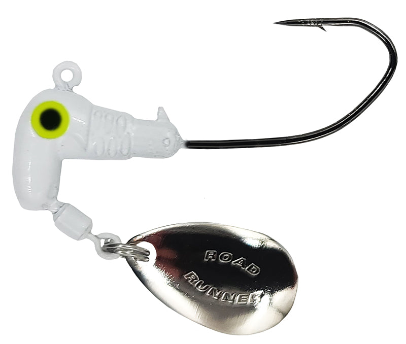 Blakemore Sickle Hook Jighead 1/16Oz White