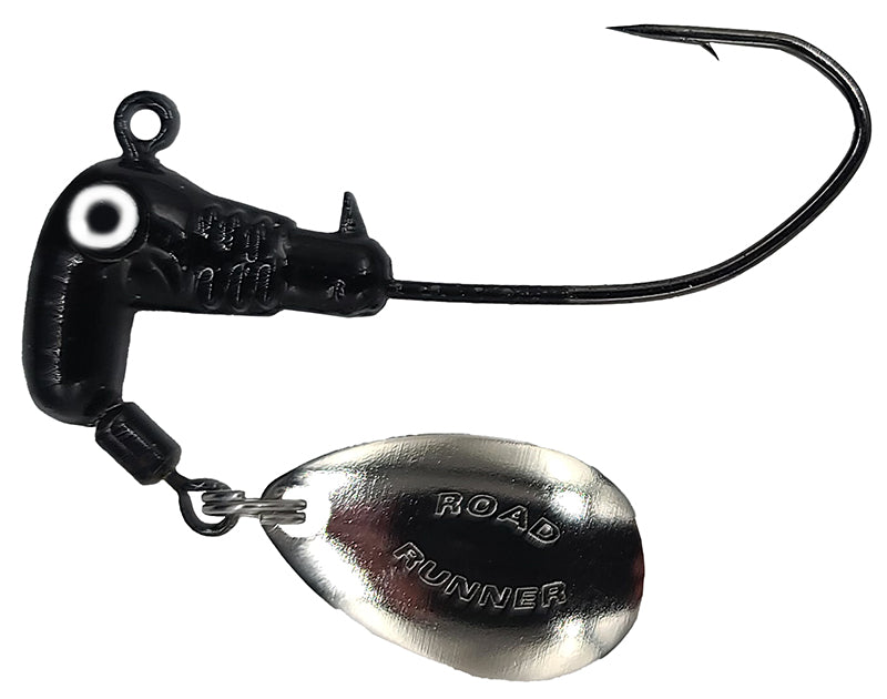 Blakemore Sickle Hook Jighead 1/16Oz Black