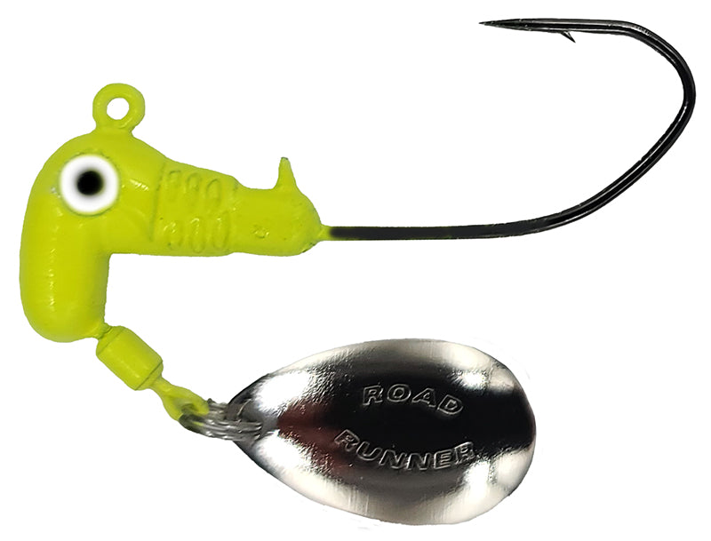 Blakemore Sickle Hook Jighead 1/8Oz Chartreuse