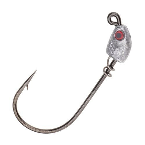 Bass Assassin Screwlock 5/0 Jighead 1/16Oz 3Pk Lead/Red Eye