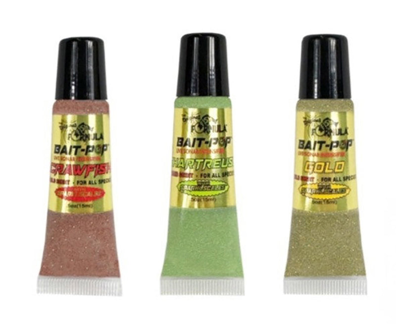 BAIT POP Fish Formula Pro Pack 1 Scott Martin 3Pk Cht/Gld