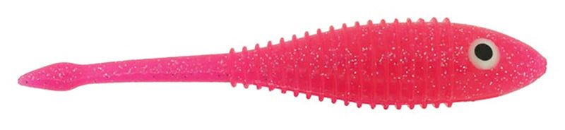 Bass Assassin Salty Snack 5In 4Pk Pink Silver