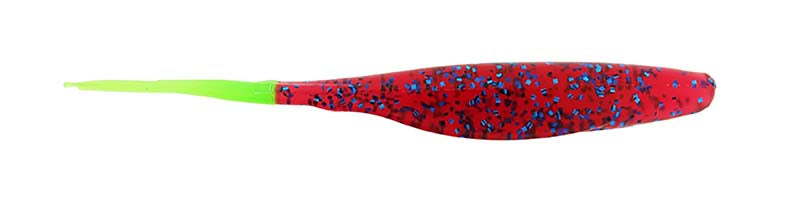 Bass Assassin Saltwater Shad 5In 8Bg Plum/Chart Tail