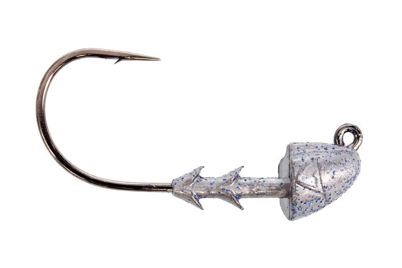 Buckeye The Shocker Swimbait Hd 1/2Oz 3Pk Blue Glimmer