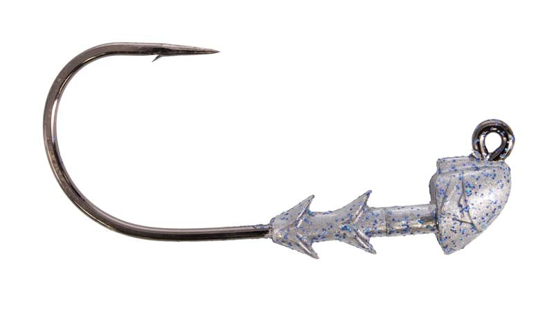 Buckeye The Shocker Swimbait Hd 1/4Oz 3Pk Blue Glimmer