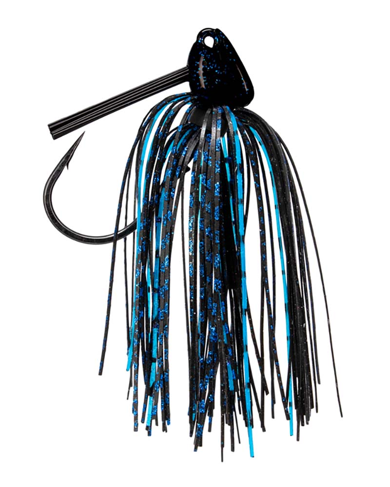Buckeye The Thump Flippin Jig 3/8Oz Blk And Blue