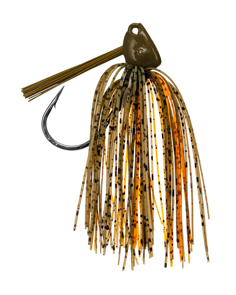 Buckeye The Thump Flippin Jig 3/8Oz Natural Grn Pump
