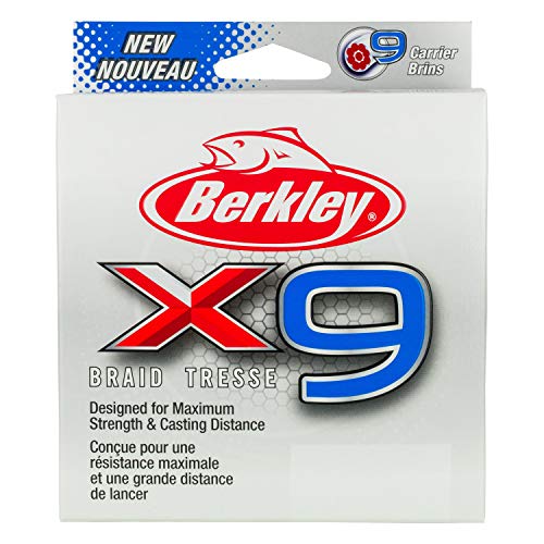 Berkley X9 Braided Line 165Yd 40#/12Dia Lv Green