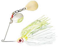 Booyah Double Blade Spinnerbait 3/8Oz Col-White/Chart