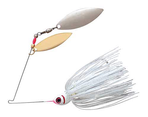 Booyah Double Willow Spinnrbait 1/2Oz Wl/Wl-Stn/Slv Glim