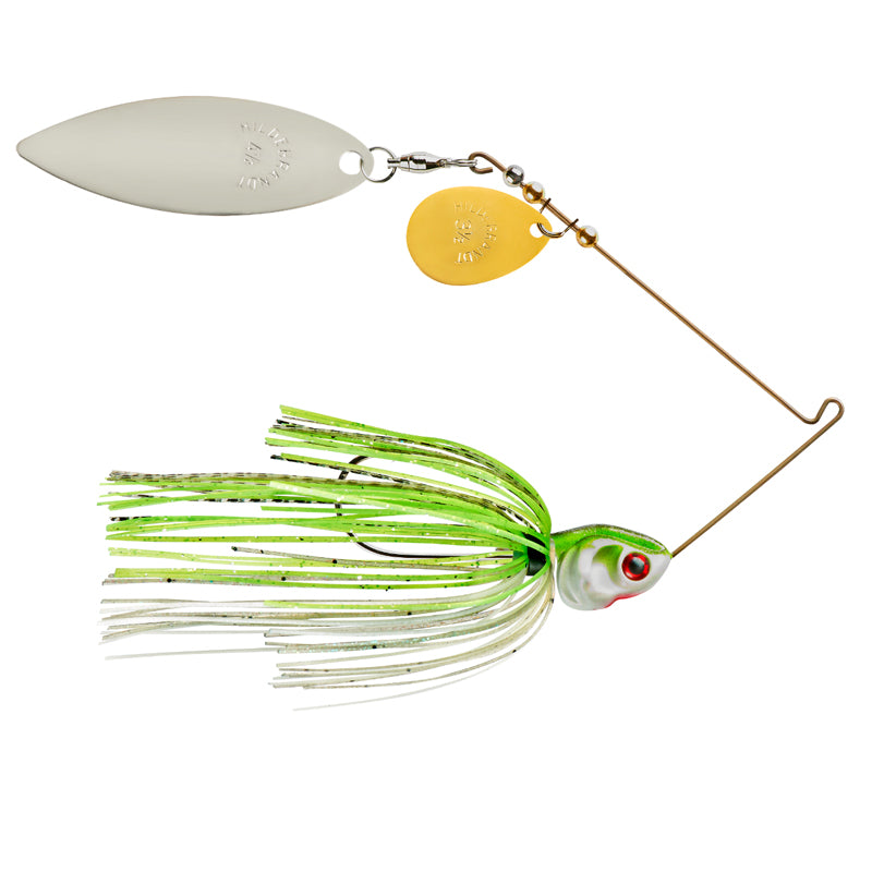 Booyah Covert Spinnerbait 1/2Oz G/N-Cw-Chart/White