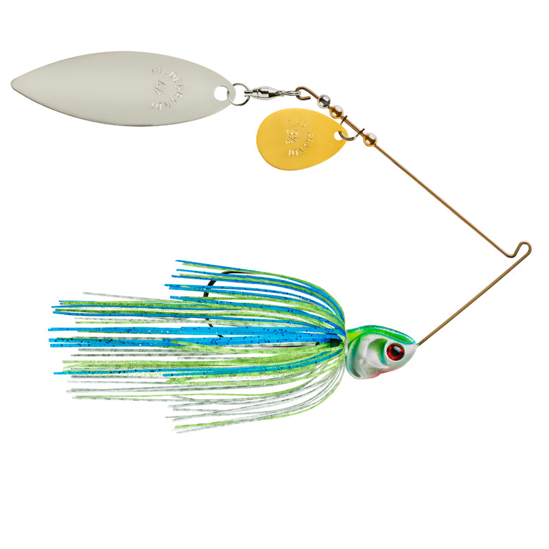 Booyah Covert Spinnerbait 1/2Oz G/N-Cw-Wht/Cht/Blu