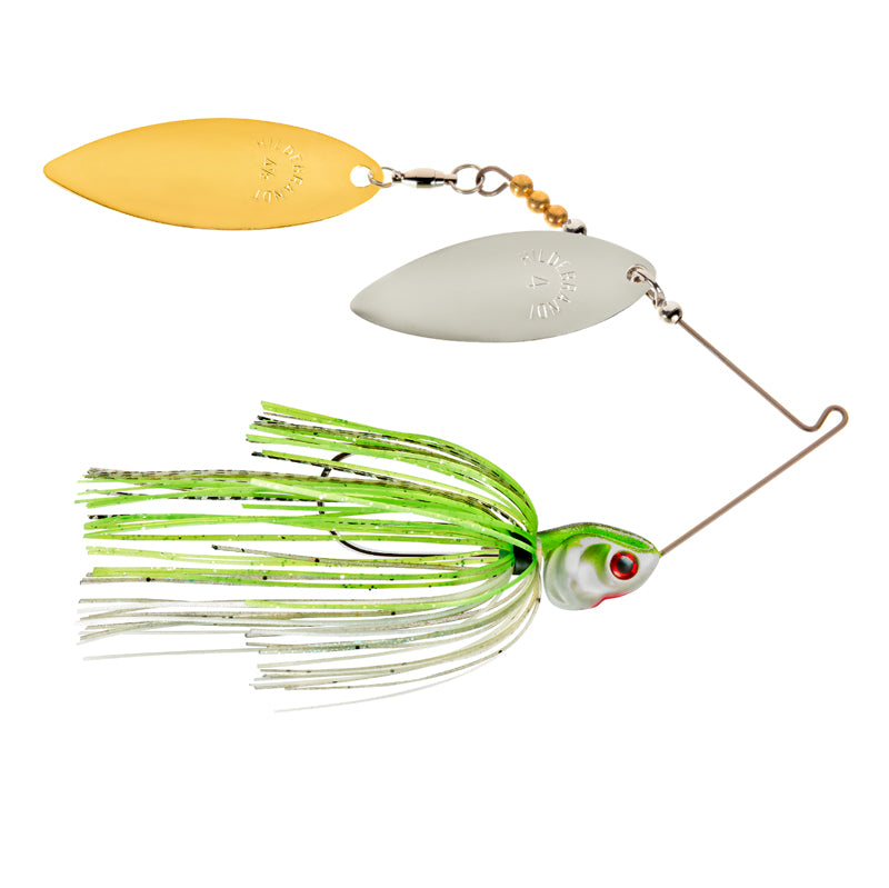Booyah Covert Spinnerbait 1/2Oz G/N-Wl-Chart/White