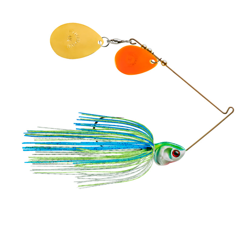 Booyah Covert Spinnerbait 1/2Oz O/G-Co-Wht/Cht/Blu