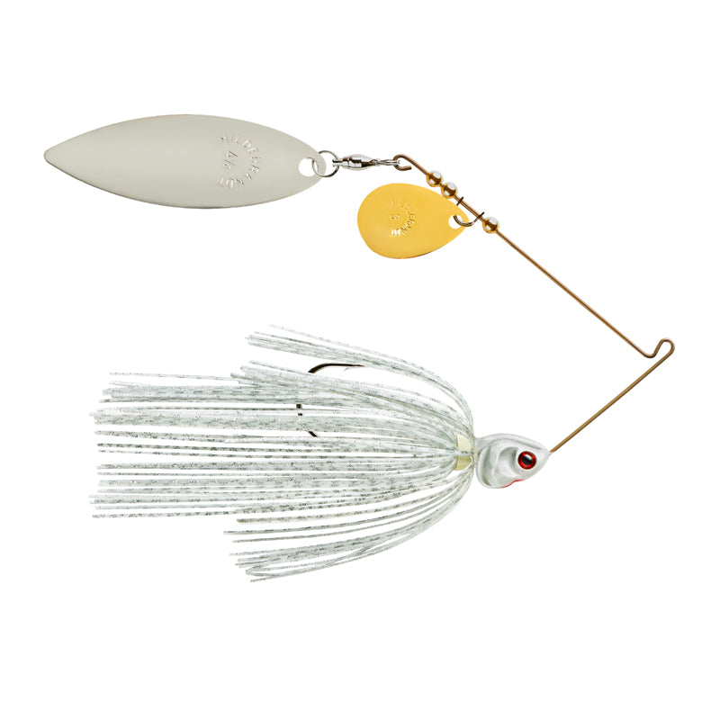 Booyah Covert Spinnerbait 3/8Oz G/N-Co-Wht/Slv/Prl