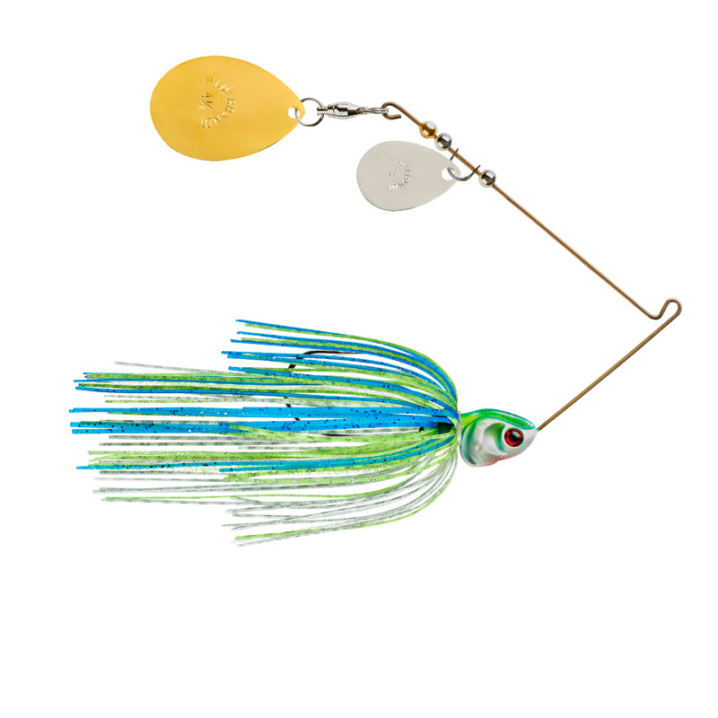 Booyah Covert Spinnerbait 3/8Oz G/N-In-Wht/Cht/Blu