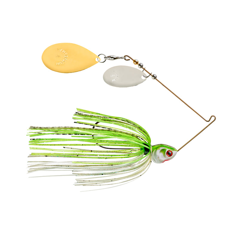 Booyah Covert Spinnerbait 3/8Oz G/N-In-Chart/White