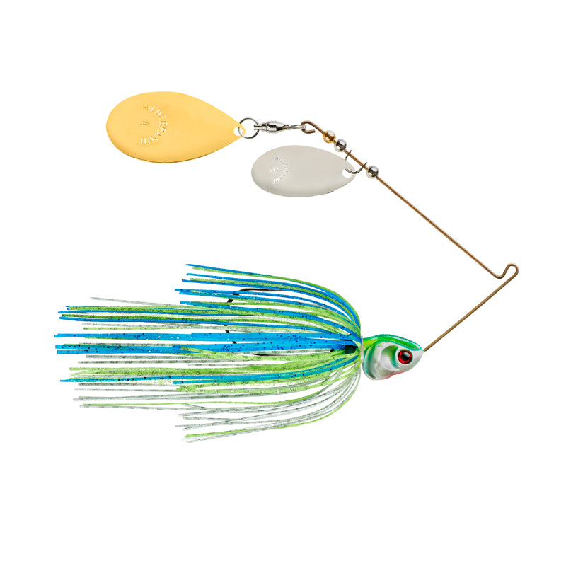 Booyah Covert Spinnerbait 3/8Oz G/N-In-Wht/Cht/Blu