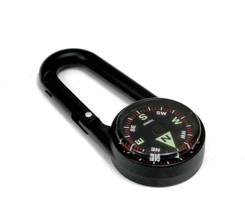 Coghlan's Carabiner Compass Black
