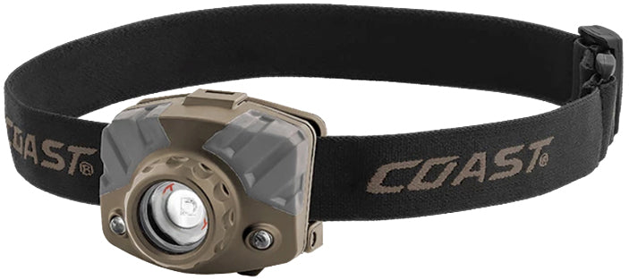 Coast Fl68 Headlamp 3Aaa 400 Lumens Fde/Gray