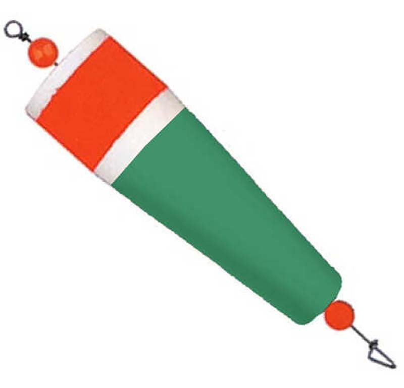 Comal Popping Float Wgtd Rig Rattle 3In Red/Grn 12Bx