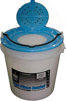 Challenge Plastics Plastic 2-Pc Bait Bucket 10Qt
