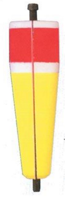 Comal Popping Float Split Wgtd 5In Red/Yel 12Bx